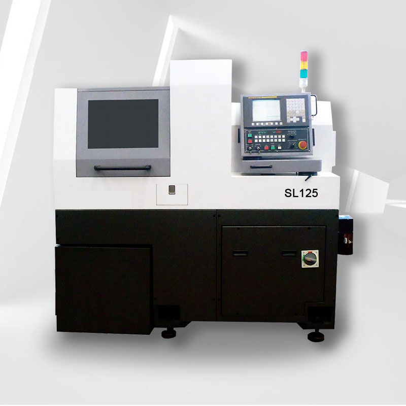 مخرطة CNC سويسرية الطراز SL125 | مركز خراطة عالي الدقة برأس غراب متحرك