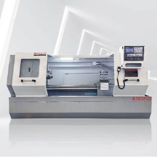 Токарный станок с ЧПУ CK6160×2000 | Горизонтальный токарный обрабатывающий центр тяжелого типа для обработки длинных валов
