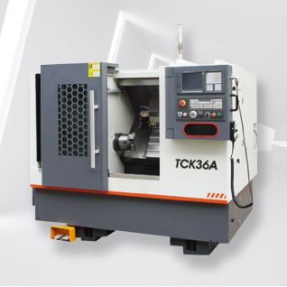 Torno CNC de bancada inclinada TCK36A | Centro de torneado de alta precisión para piezas pequeñas de precisión