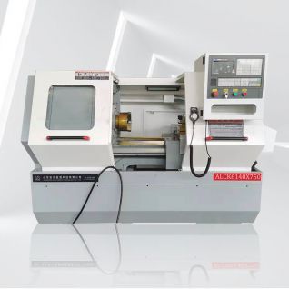أفقي سرير مسطح CNC مخرطة بار المغذي CK6140X750