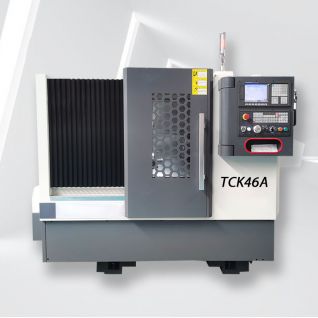 مخرطة CNC ذات سرير مائل للمعادن TCK46A